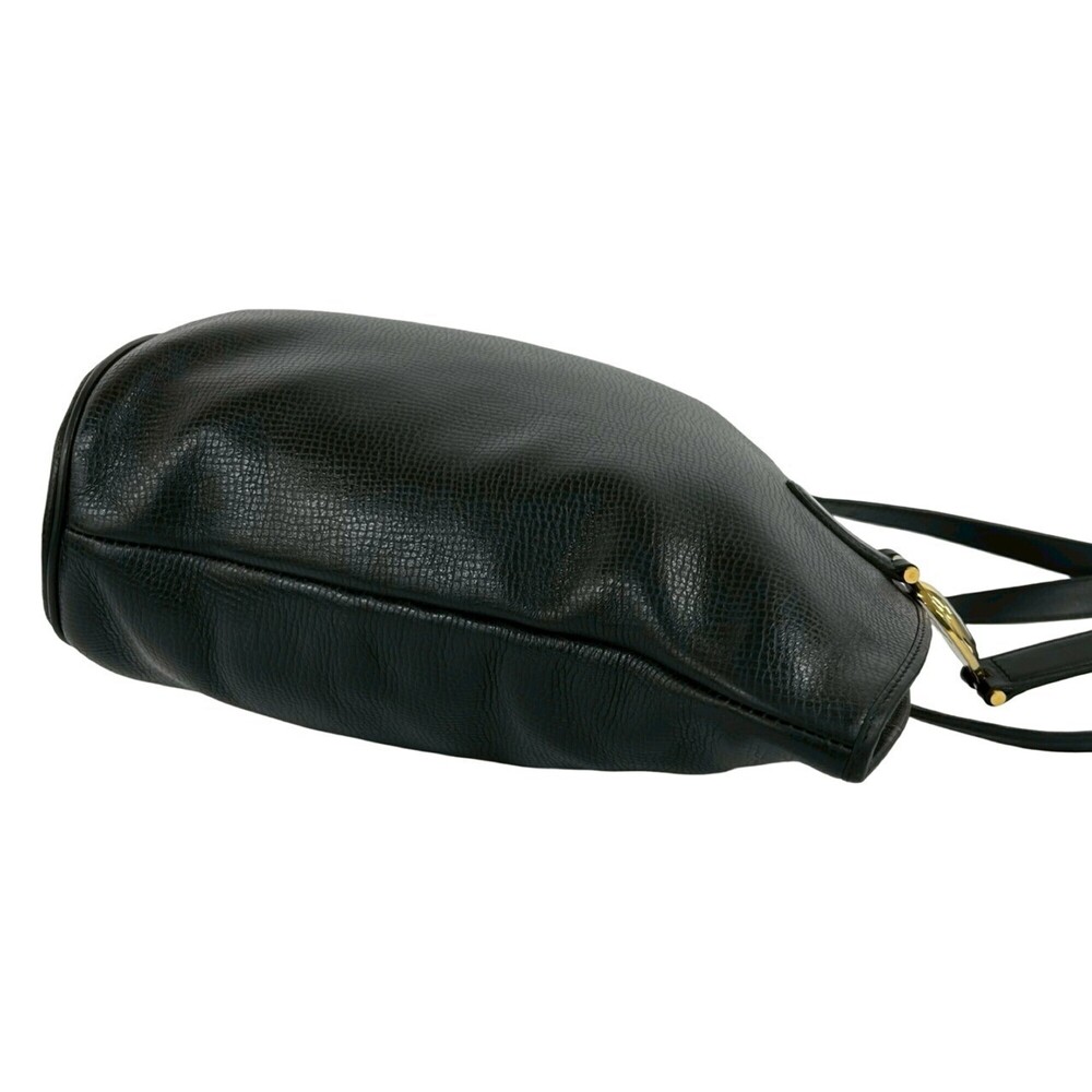 CHRISTIAN DIOR Black Leather Shoulder Bag - Picture 6 of 10